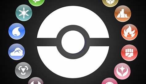 Pokemon Types Wheel by kamionero on DeviantArt