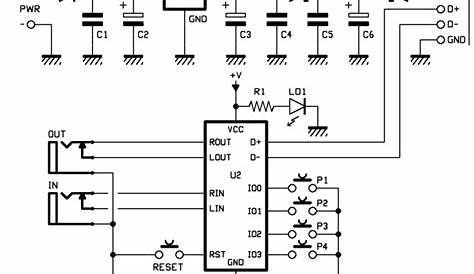 mp3 usb fm circuit diagram