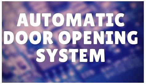 automatic door opening system