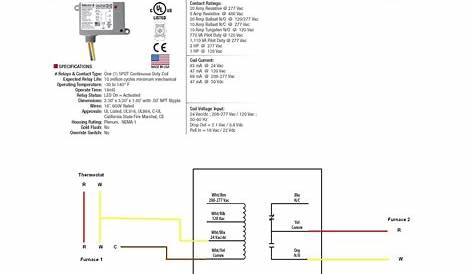 furnace relay switch wiring diagram