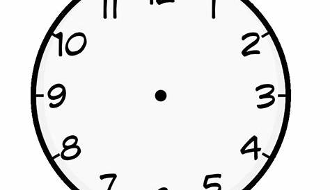 clock number images Colouring Pages