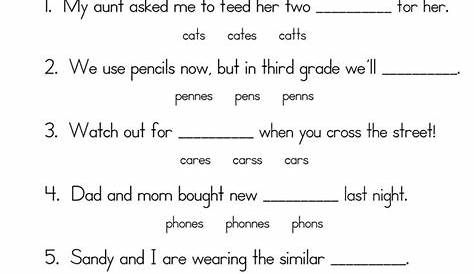 plural nouns worksheet 2 | Nouns worksheet, Plurals, Plural nouns worksheet