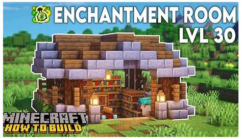 Minecraft: How to Build a Enchanting House - Level 30 Enchanting Room