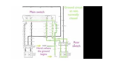 How to Read a window motor electrical diagram for a car « Auto