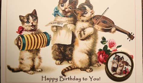 Printable Cat Birthday Cards - Printable World Holiday