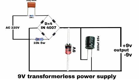 6v dc power supply circuit diagram