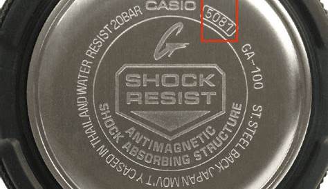casio g shock 5081 manual
