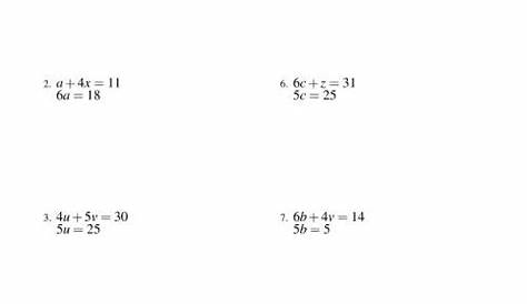 system of linear equations easy