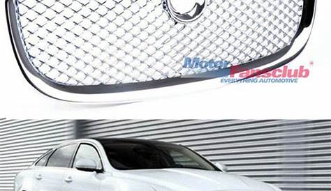MotorFansClub Grille Front Bumper for Honda Accord 2013 2014 2015 Upper Radiator Chrome Grill