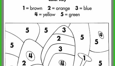 Preschool Math Coloring Pages Activities For Kids. | Counting