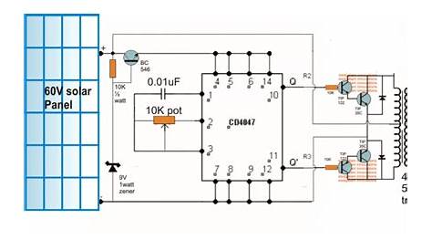 2kw solar inverter circuit diagram