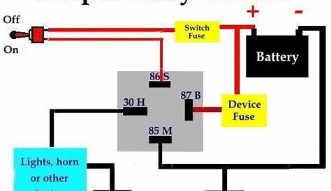 fan relay switch wiring diagram