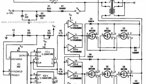 250w inverter circuit diagram
