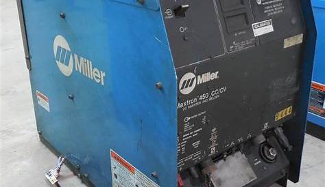 Miller Maxtron 450 CC/CV DC inverter arc welder | no-reserve auction on