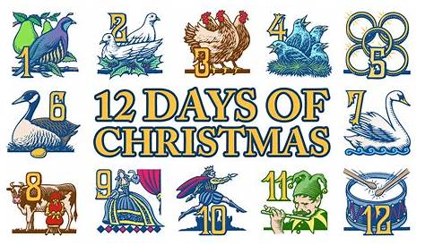 12 Days of Christmas – Singing the Song in My Heart