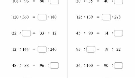 grade 6 math worksheet printable