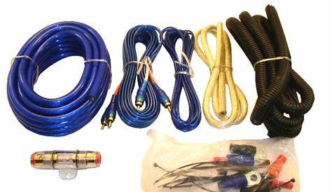 4 gauge marine amp wiring kit