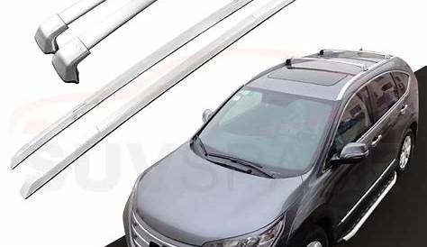 4 PCS Silver Fit for HONDA CRV CR V 2012 2016 roof rack rail crossbar