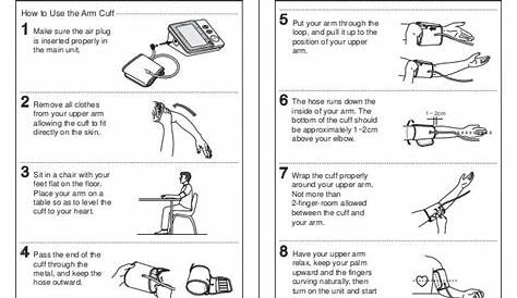 manual blood pressure cuff instructions