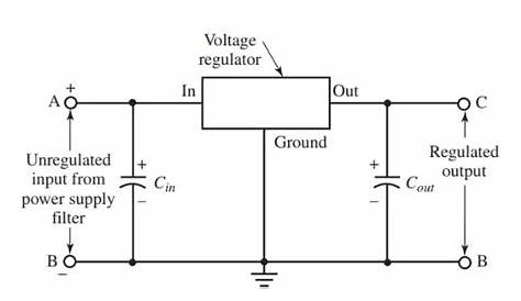 adjustable voltage regulator circuit diagram