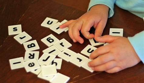 letter tiles for making words