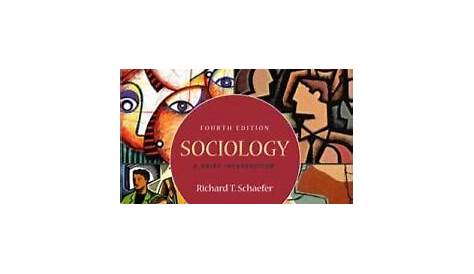 sociology richard t schaefer 7th edition pdf