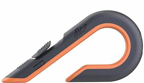 Gray & Orange Manual Slice® Box Cutter | U.S. Plastic Corp.