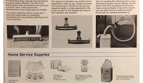LE ELECTROLUX LIMITED EDITION VACUUM CLEANER MANUAL pg 11 | Rugs on