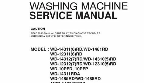 LG Washing Machine Service Manual | PDF | Washing Machine | Electrical