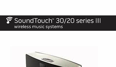 Bedienungsanleitung Bose SoundTouch 30 series III (Seite 1 von 32