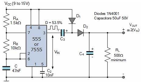 basic voltage doubler circuit diagram