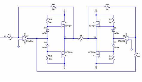 MOSFET H-Bridge Amplifier Unbalanced Gain - Electrical Engineering