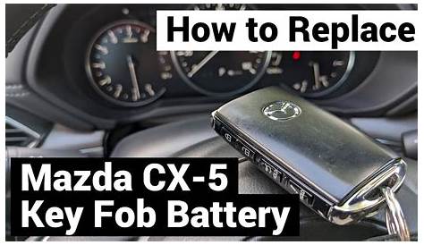 How to Replace Mazda CX-5 Key Fob Battery - YouTube