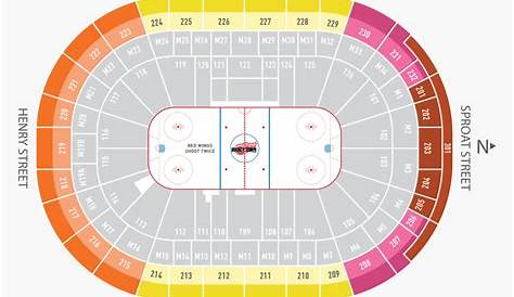 red wings seating chart
