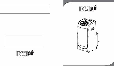 Ideal Air Portable Air Conditioner Air Conditioner Owner's manual PDF