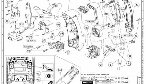 Hilti Te 3000-avr Parts Diagram