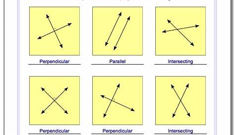 geometry parallel and perpendicular lines worksheet