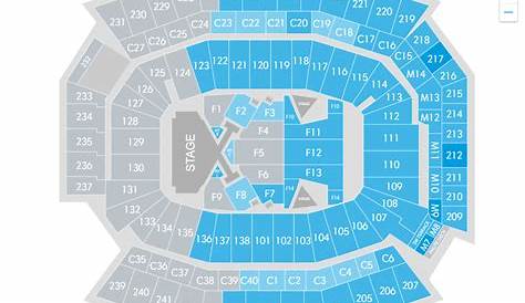 ford field seating chart taylor swift