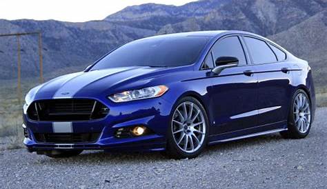 blue ford fusion 2014