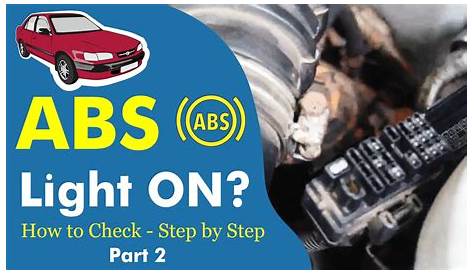 Toyota Corolla ABS Warning Light ON? Diagnosis Steps Part 2 - YouTube
