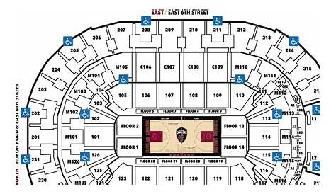 quicken loans arena seating chart