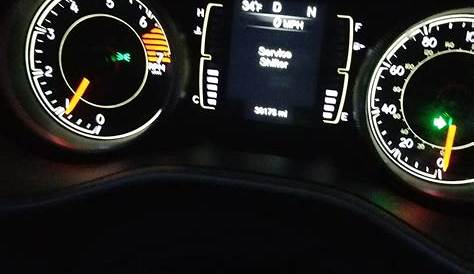 2018 jeep cherokee service shifter message