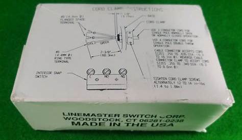 linemaster 632-s clipper foot switch