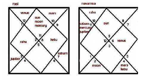 Navamsa chart (D9 chart) in Vedic Astrology. | Vedic astrology, Vedic