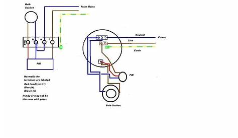 motion sensor circuit diagram for lighting