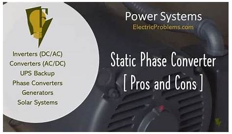 what is a static phase converter