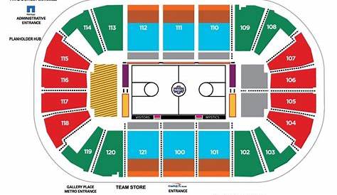 washington capitals arena seating chart