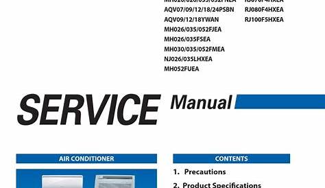 SAMSUNG MH052FUEA SERVICE MANUAL Pdf Download | ManualsLib