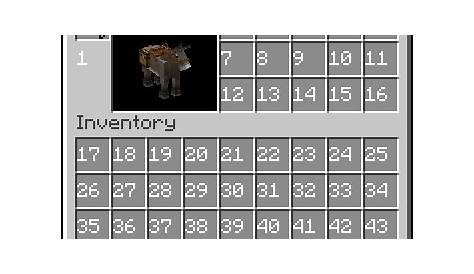 how many slots are in a minecraft inventory
