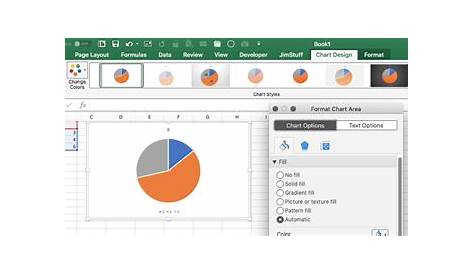 where is the chart design tab in excel